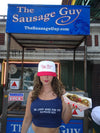 RED FROM BOSTON WITH LOVE TRUCKER HAT
