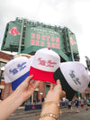 RED FROM BOSTON WITH LOVE TRUCKER HAT