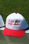 DIRTY WATER TRUCKER HAT RED