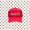 LIFE IS A BITCH TRUCKER HAT