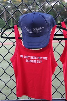  RED SAUSAGE GUY TANK
