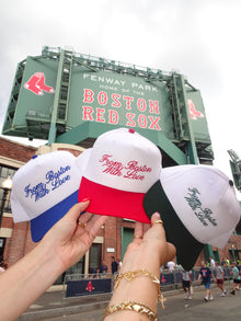  BLUE FROM BOSTON WITH LOVE TRUCKER HAT