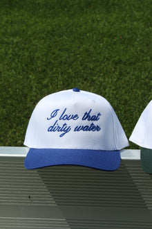  DIRTY WATER TRUCKER HAT BLUE